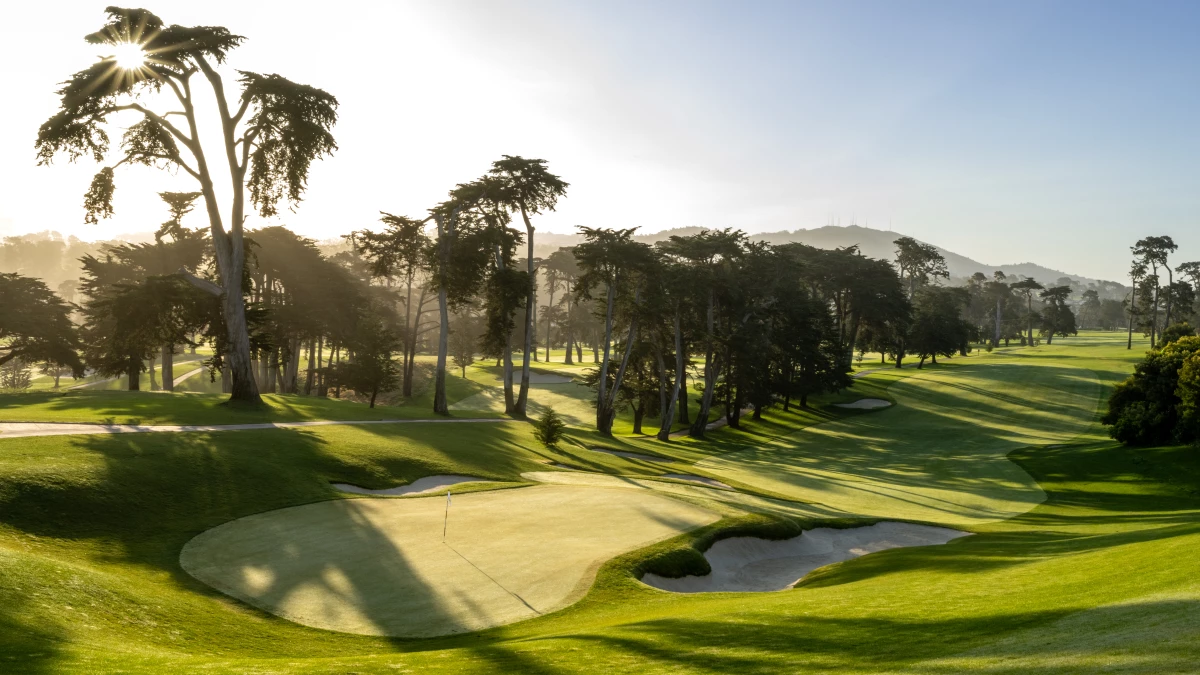 The Olympic Club, Lake Course at golden hour